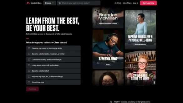 Learning with MasterClass – Full Review and Guide