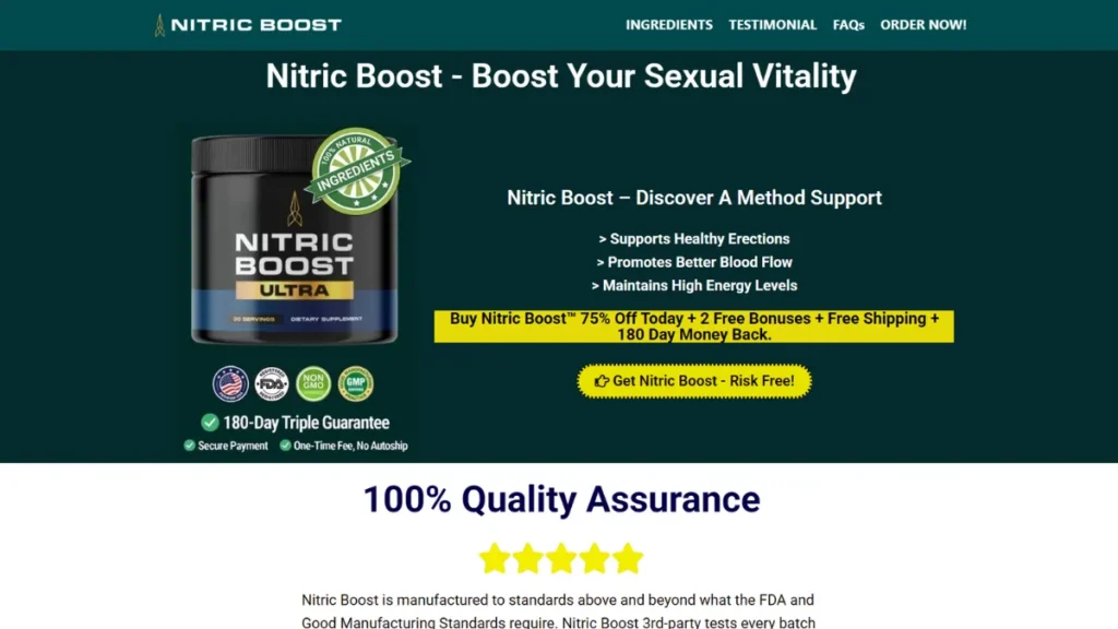 Nitric Boost Review – Does It Actually Improve Blood Flow & Energy?