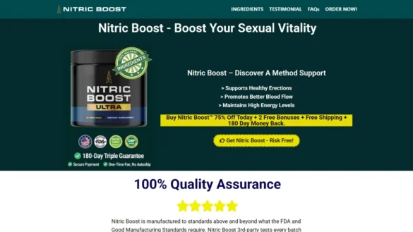 Nitric Boost Review – Does It Actually Improve Blood Flow & Energy?